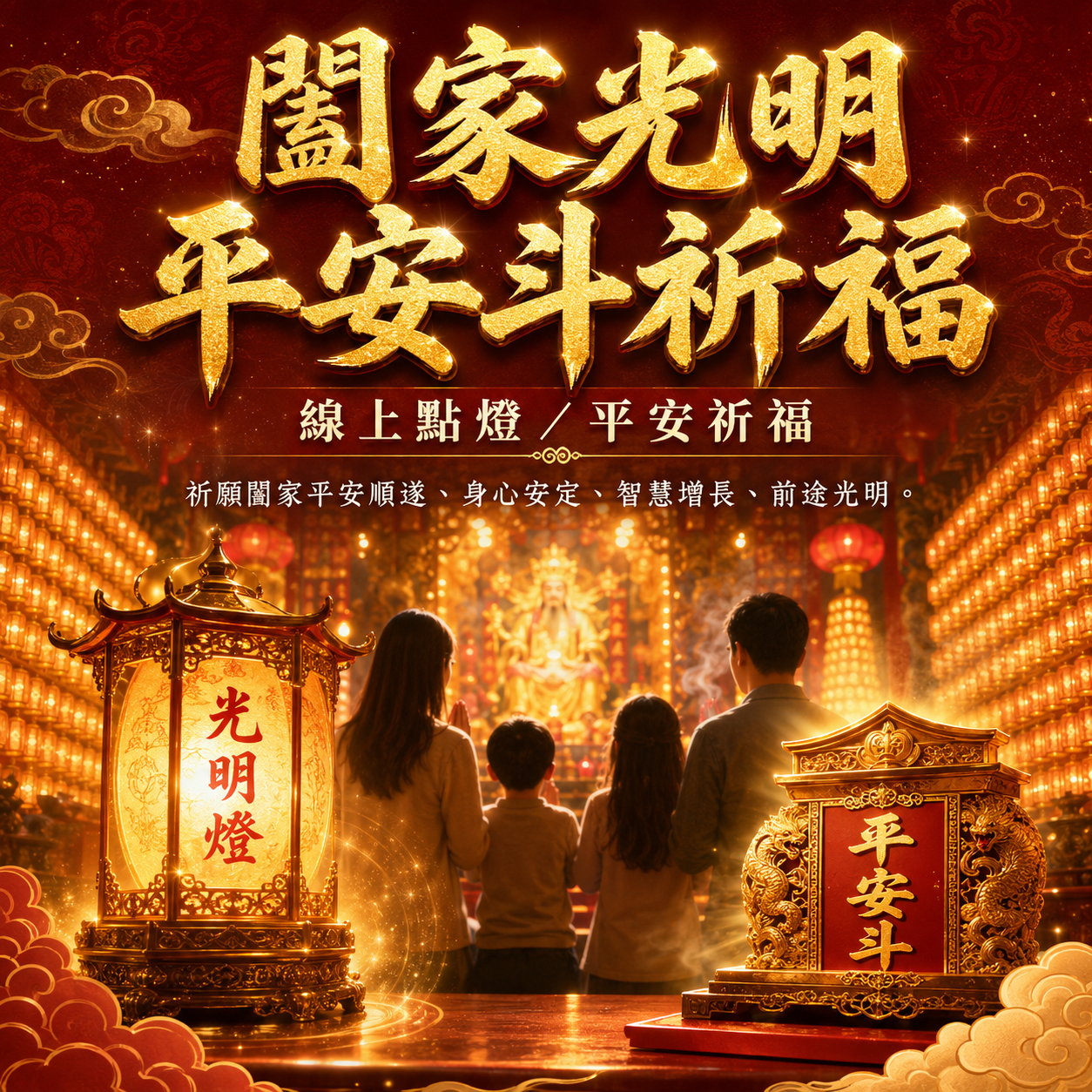 闔家光明平安斗祈福