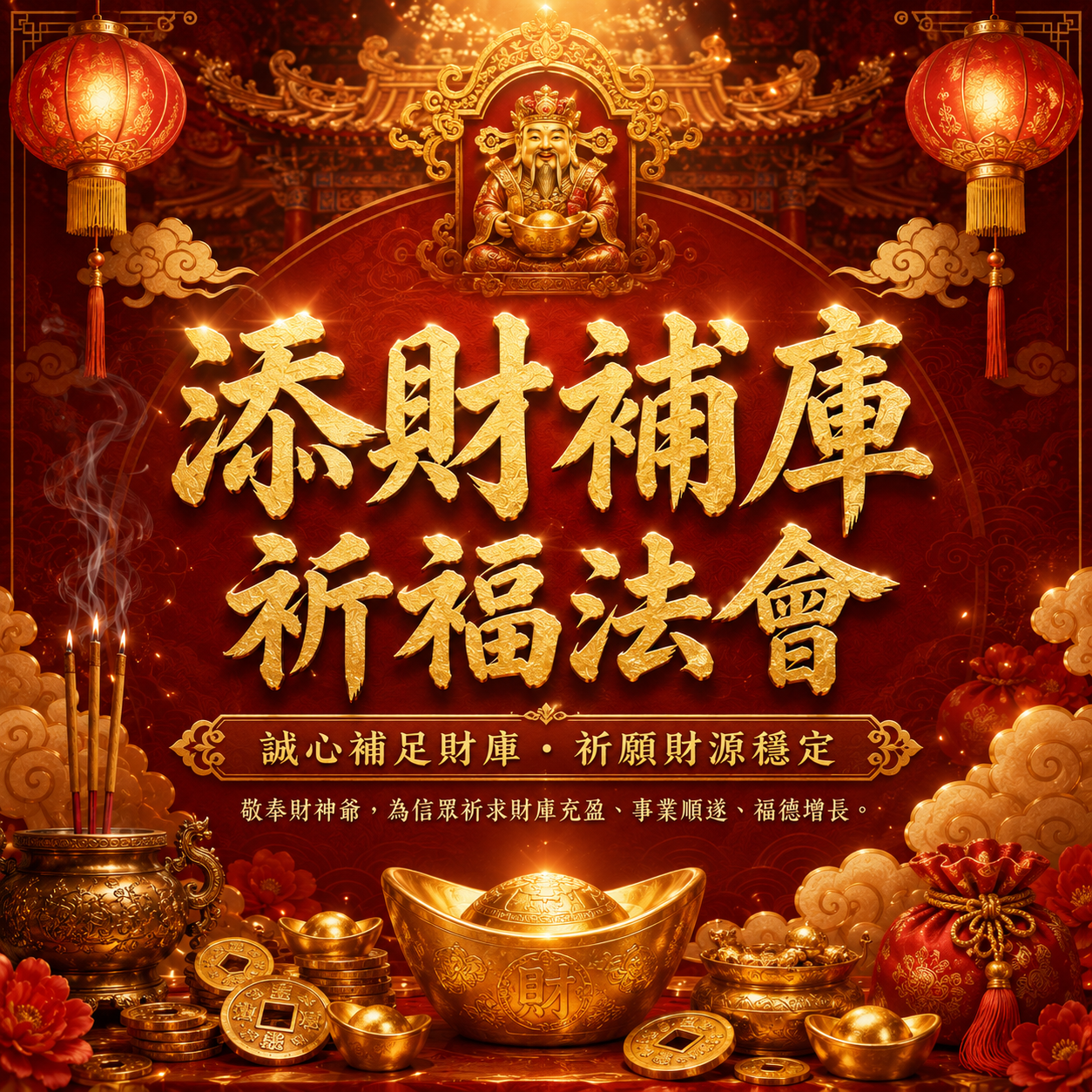 添財補庫祈福法會
