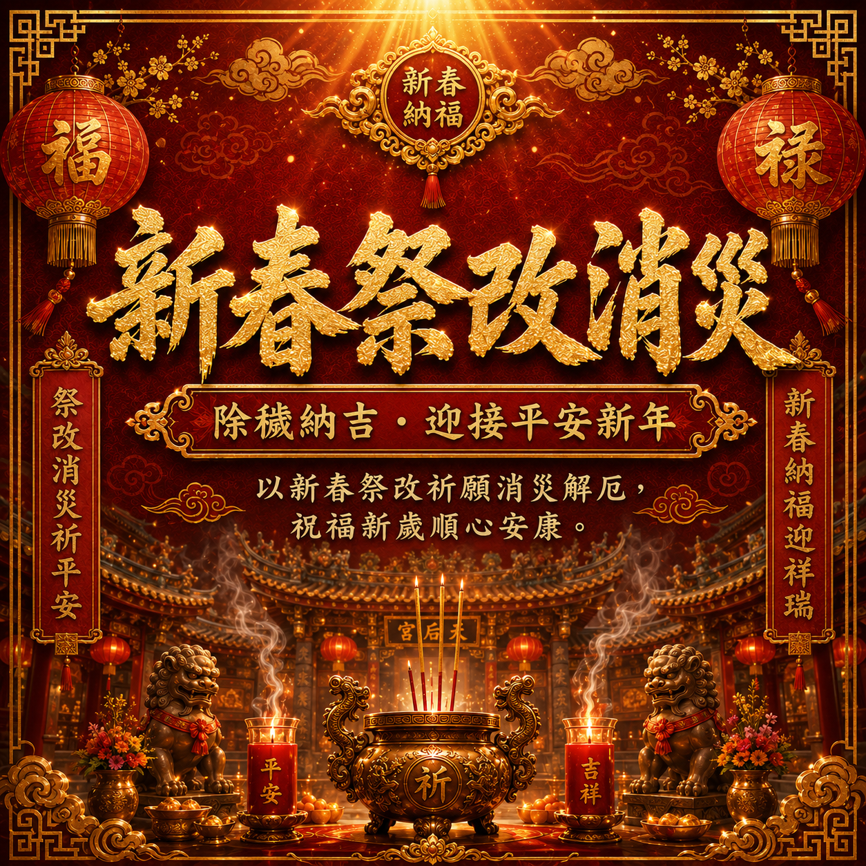 新春祭改消災服務