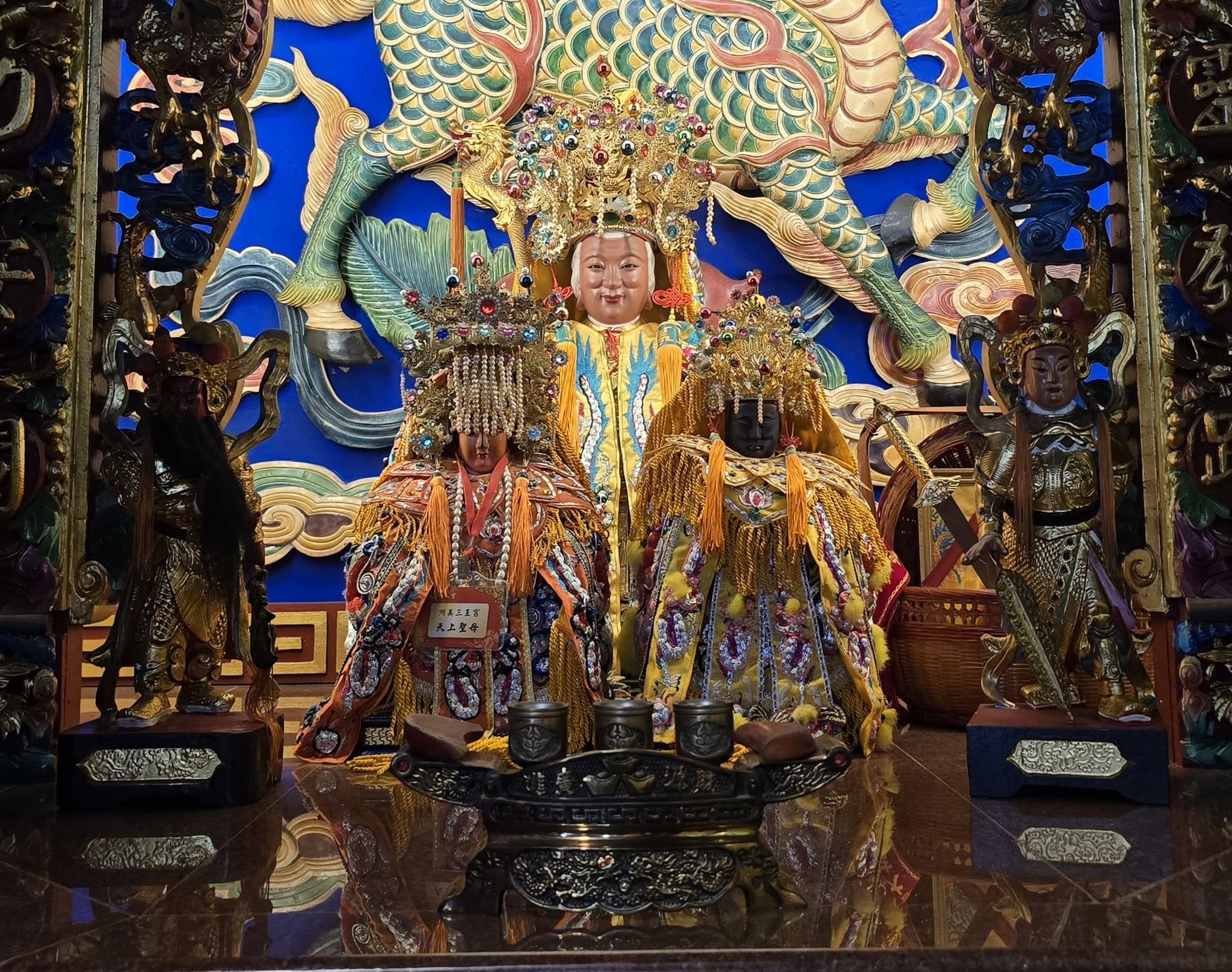 洲美三王宮神尊像 - 3